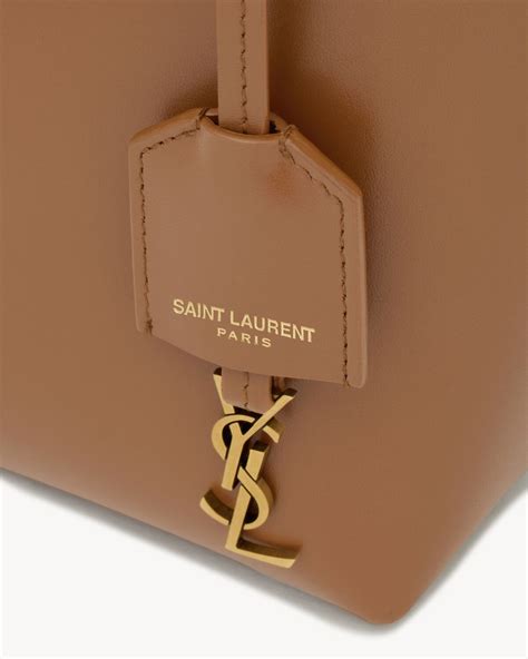 Mini Toy SHOPPING SAINT LAURENT in box leather 